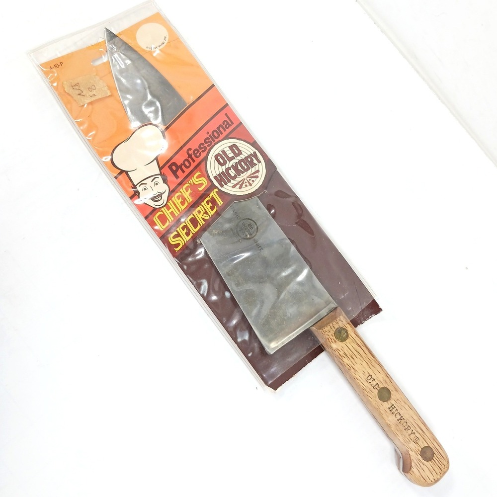 Old Hickory Ontario Knife Co 10 inch Carbon Steel Chefs Secret Knife USA Made